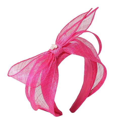Damen-Fascinator-Hut, Hochzeit, Sinamay, Stirnband, Kirche, Cocktailkleider, Kopfbedeckung, Teeparty, Hutzubehör, Eine Rose, Einheitsgröße von Fasbuy
