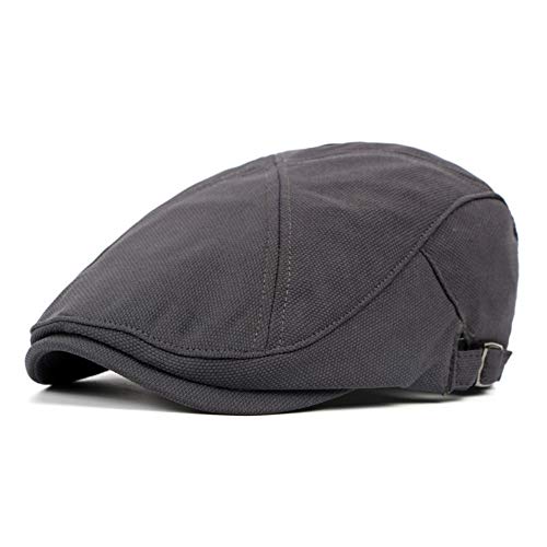 Schirmmützen Baskenmützen Herren Flatcap Newsboy Schiebermütze Barett (Style1_Grey) von Fasbys