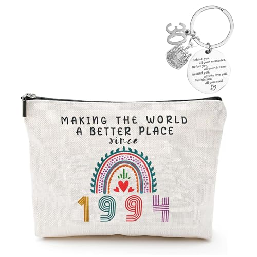 Geburtstagsgeschenke für Frauen, Regenbogen-Make-up-Tasche, inspirierender Schlüsselanhänger, personalisierte Kosmetiktasche, Ideen zum 30. und 50. Geburtstag für Ihre Mutter, Ehefrau, Liebhaber, Geburtstagsgeschenke für Frauen, Regenbogen-Make-up-Tasche, inspirierender Schlüsselanhänger, personalisierte Kosmetiktasche, Ideen zum 30. und 50. Geburtstag für Ihre Mutter, Ehefrau, Liebhaber, von Fascetta