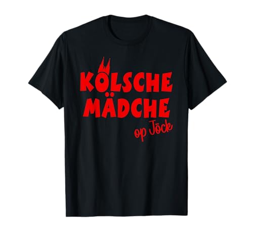 Kölsche Mädchen op Jöck, Karnevalsumzug Köln Rut und Wiess T-Shirt Kölsche Mädchen op Jöck, Karnevalsumzug Köln Rut und Wiess T-Shirt von Fasching Karneval Köln Kostüm für Damen und Herren