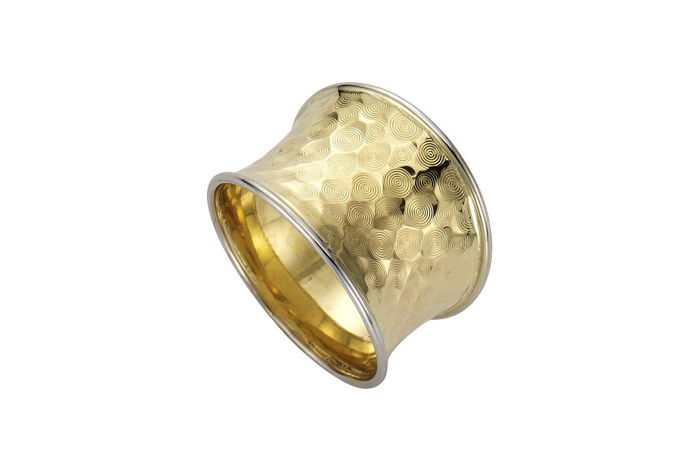 Fascination by Ellen K. Fingerring 333 Gold zweifarbig diamantiert von Fascination by Ellen K.