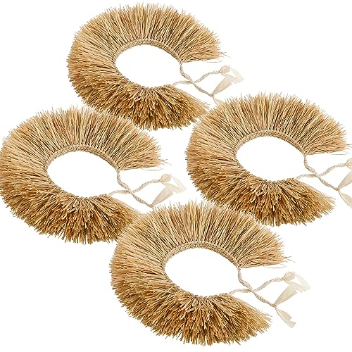 Fascinoca Tahiti-Tanz-Bast für Hieft- oder Hüftgurt, 100% handgefertigt, Gras, Hula-Rock, Hip HEI, Erwachsene Tänzer Party, Grasgrün, 6X-Groß von Fascinoca