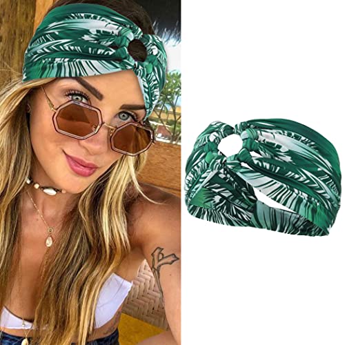 Fashband Boho Haarbänder Blume elastische Haarband Yoga Headwrap Haarschmuck für Frauen und Mädchen von Fashband