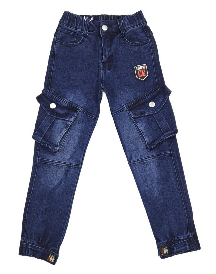 Fashion Boy Cargojeans Cargo Jeans Hose J622 mit Stretch-Anteil von Fashion Boy