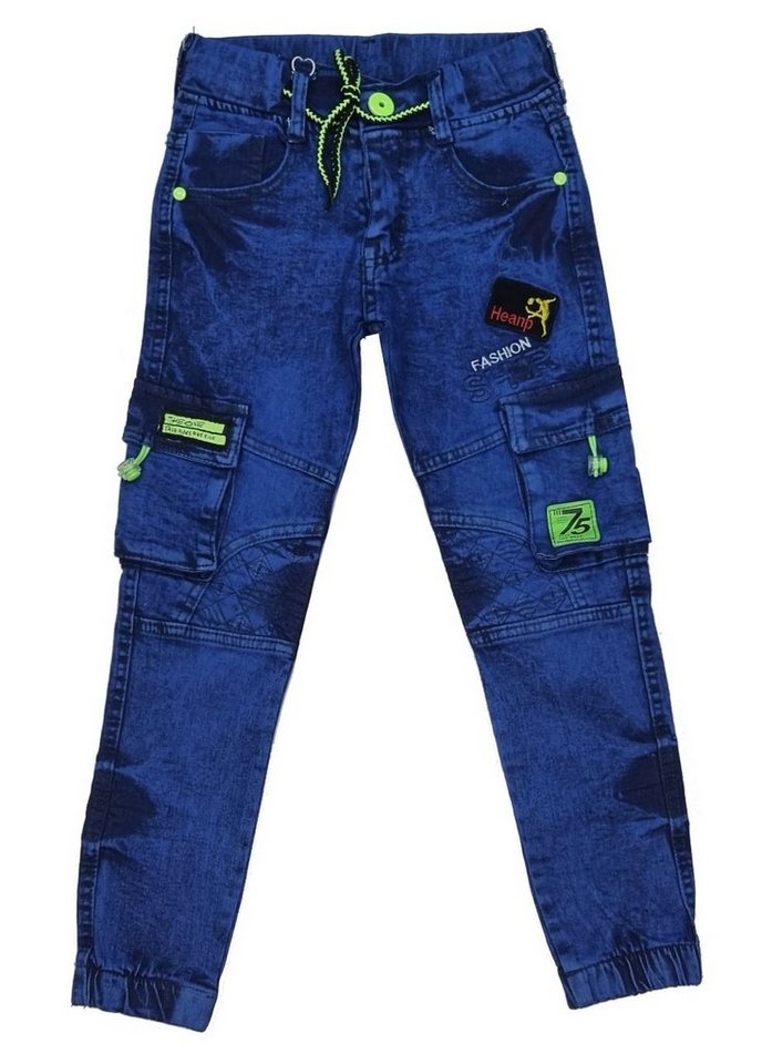Fashion Boy Cargojeans Cargo Jeans Hose J8624 mit Stretch-Anteil von Fashion Boy