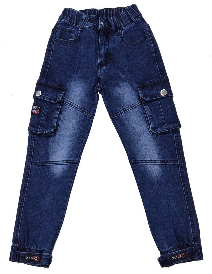 Fashion Boy Cargojeans Jungen Stretch Jeans Chino Hose Cargohose *NEU* J6106a von Fashion Boy