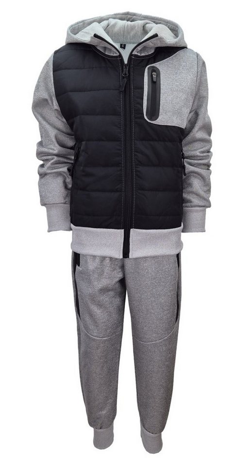 Fashion Boy Jogginganzug Sweatanzug Jogginganzug Freizeitanzug warm gefüttert JF6e von Fashion Boy
