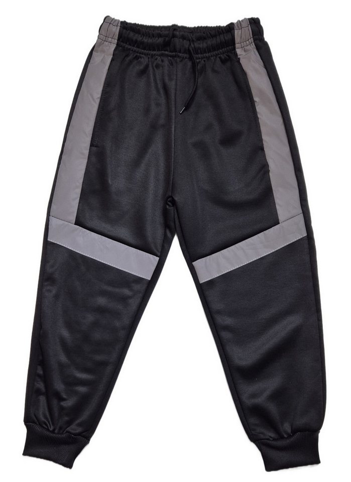 Fashion Boy Jogginghose Jogginghose Freizeithose Sweathose Sporthose warm J559a Elastikbund mit Tunnelzug von Fashion Boy