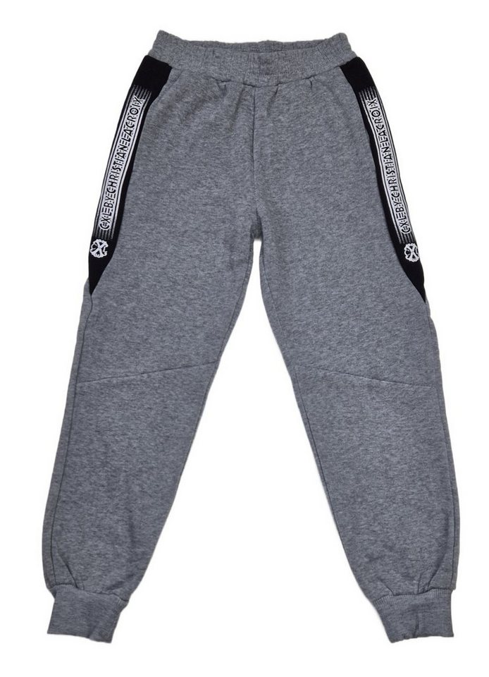 Fashion Boy Jogginghose Jogginghose Freizeithose warm gefüttert, J24e von Fashion Boy