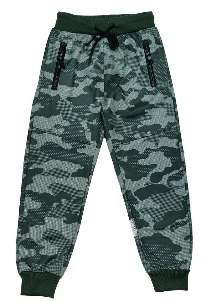 Fashion Boy Jogginghose Tarnhose Jogginghose Freizeithose camouflage army, J3651 von Fashion Boy