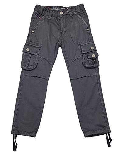 Fashion Boy Jungen Hose Cargo Cargohose in Grau, Gr. 110/116, j6925.6 von Fashion Boy