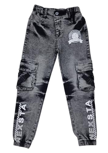 Fashion Boy Jungen Jeans Hose Cargo, Gr. 104, J13.4 von Fashion Boy