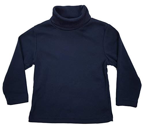 Fashion Boy Jungen Rolli, Langarmshirt mit Rollkragen in dunkel Blau, Gr. 92/98, JS9118.2 von Fashion Boy