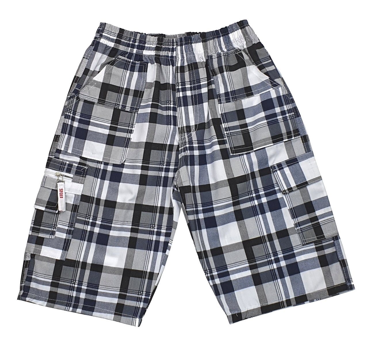 Fashion Boy Shorts Jungen Bermuda Sommerhose Shorts karriert, J1330 von Fashion Boy