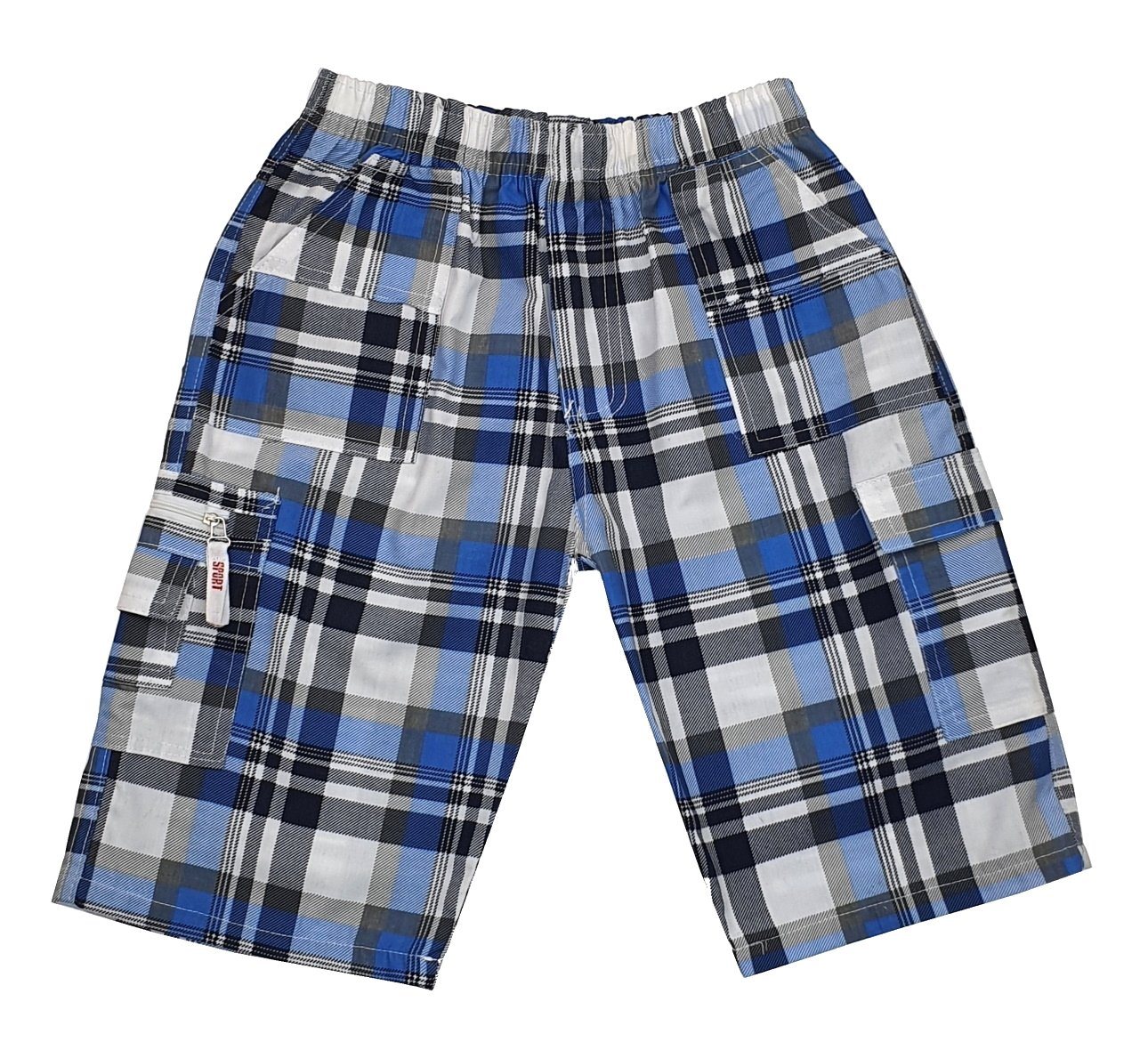 Fashion Boy Shorts Jungen Bermuda Sommerhose Shorts karriert, J1330 von Fashion Boy