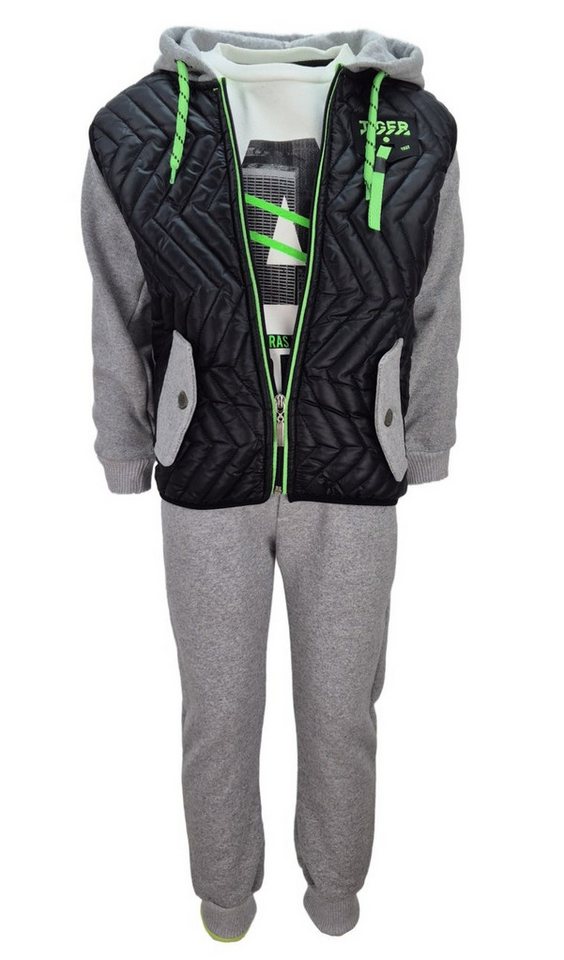 Fashion Boy Sweatanzug 3-Teiliger Sweatanzug mit Jacke Jogginganzug Freizeitanzug JFT6314a Fashion Boy Sweatanzug 3-Teiliger Sweatanzug mit Jacke Jogginganzug Freizeitanzug JFT6314a von Fashion Boy