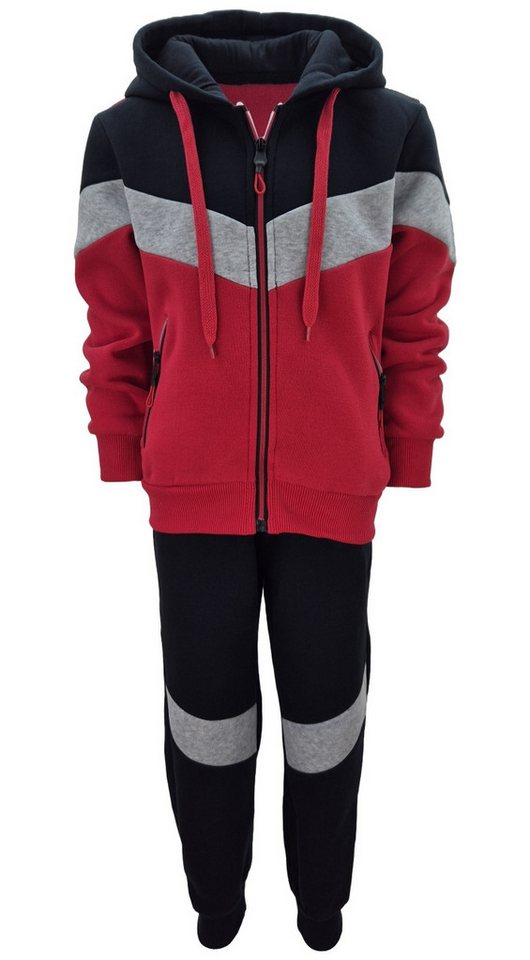 Fashion Boy Sweatanzug warmer Jogginganzug Freizeitanzug Kinder Hausanzug JF901e von Fashion Boy