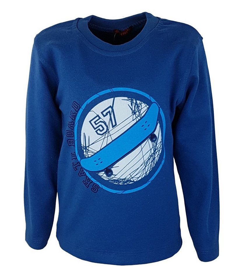 Fashion Boy Sweatshirt Tolles Sweatshirt Motiv Skateboard, JS260 von Fashion Boy