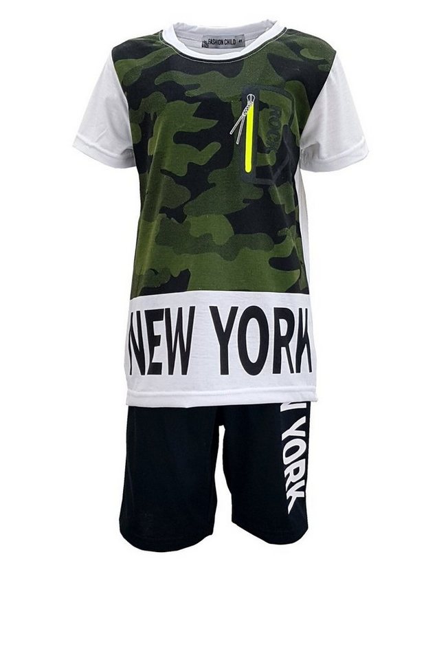 Fashion Boy T-Shirt & Shorts Jungen Sommerset, T-Shirt + Shorts, JSn97 Fashion Boy T-Shirt & Shorts Jungen Sommerset, T-Shirt + Shorts, JSn97 von Fashion Boy