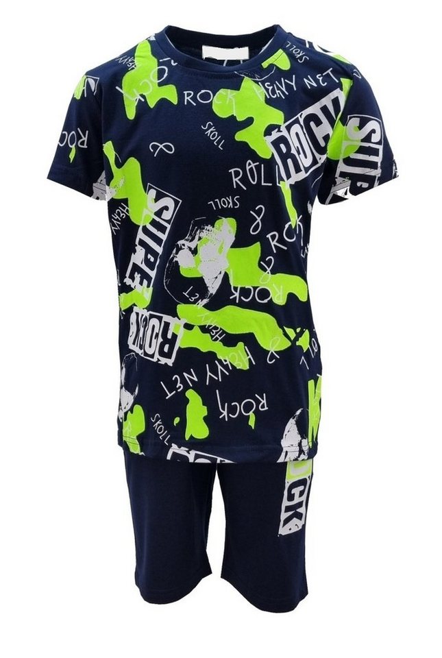 Fashion Boy T-Shirt & Shorts Sommerset T-Shirt + Shorts JS611e (Set) von Fashion Boy