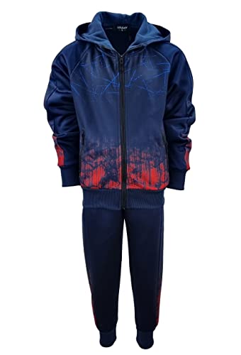 Fashion Boy Thermo Trainingsanzug Freizeitanzug Jogginganzug Jungen/Mädchen in Blau/Rot, Gr. 110-116, JF312.6 von Fashion Boy