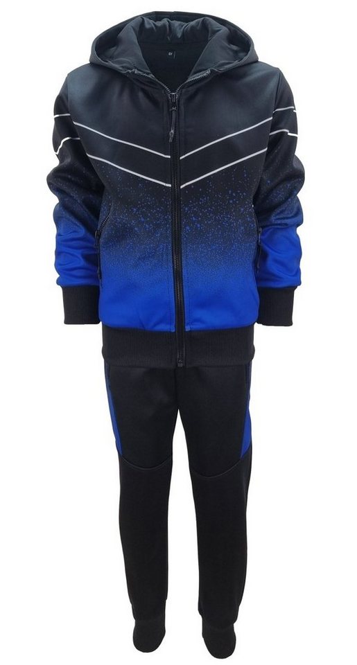 Fashion Boy Trainingsanzug Thermo Trainingsanzug Freizeitanzug Jogginganzug Jungen/Mädchen JF1137 (Set, Jacke + Hose) von Fashion Boy