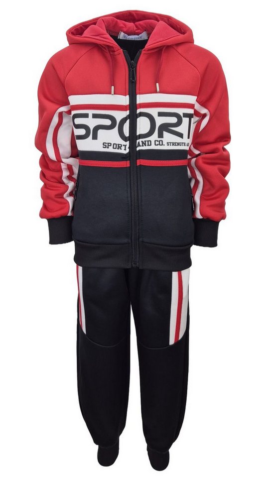 Fashion Boy Trainingsanzug warmer Trainingsanzug Sport Jogginganzug Kinder Freizeitanzug JF176a von Fashion Boy