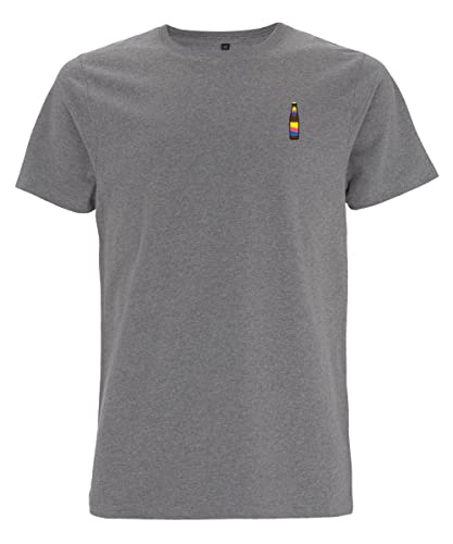 Cola Mix | Besticktes Bio Baumwoll T-Shirt (Grau, 2XL) von Fashion Drinks