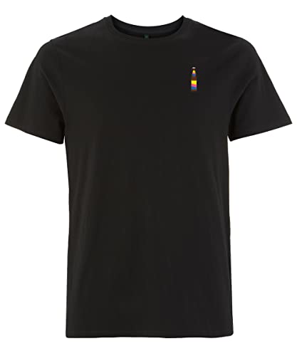 Cola Mix | Besticktes Bio Baumwoll T-Shirt (Schwarz, S) von Fashion Drinks