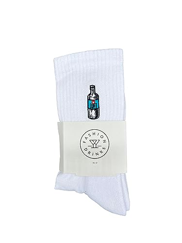 Fashion Drinks Crew Socks Herren & Damen aus Bio Baumwolle im Luft Design (36-41) von Fashion Drinks