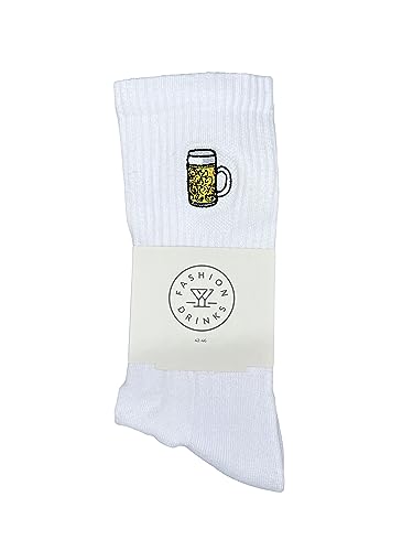 Fashion Drinks Crew Socks Herren & Damen aus Bio Baumwolle im Masskrug Design (36-41) von Fashion Drinks