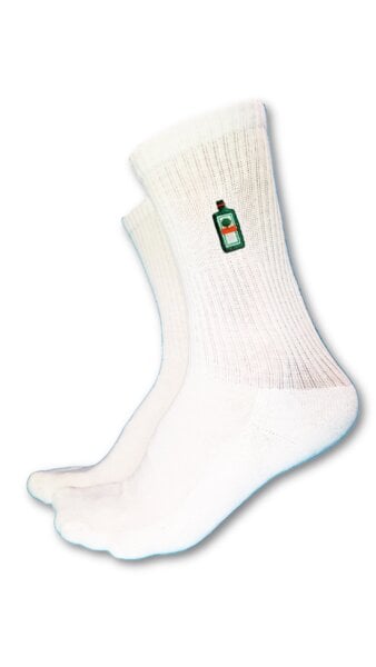 Fashion Drinks Jägermeister | Bestickte Bio Baumwoll Socken von Fashion Drinks