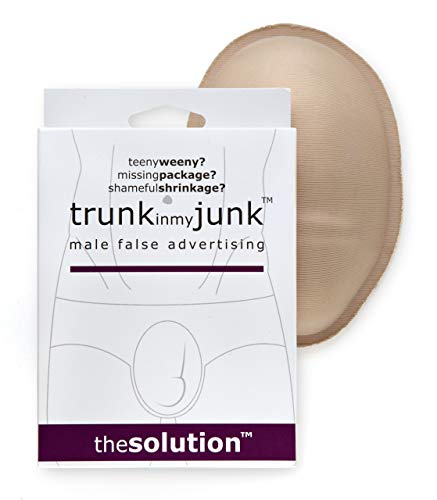 FASHION FIRST AID: Trunk In My Junk: Penis-Push-Up für Herren-Unterwäsche Optische Penis-Vergrößerung in Beige One-Big-Size von Fashion First Aid