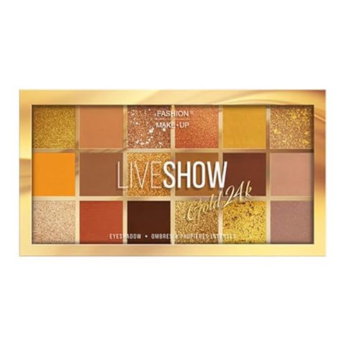 Fashion Make Up - Liveshow Lidschatten-Palette (Gold 24 K) von FASHION MAKE UP