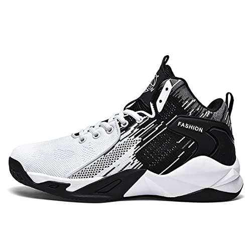 Fashion Modern WORLDLYDA Herren Mode High Top Basketball Schuhe Atmungsaktiv Casual Walk Athletic Basketball Sneakers für Damen und Herren (SNK02,37) von Fashion Modern WORLDLYDA