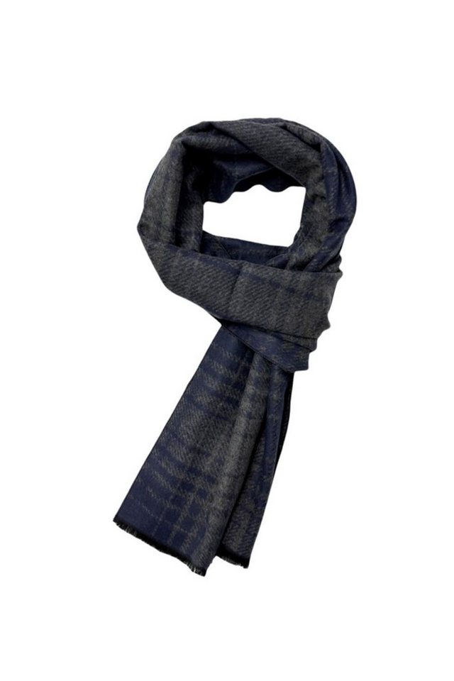 Fashion Scarf World Modeschal Karierter Wendeschal mit Fransen – ideal für Herren und Unisex Looks, Zeitloses Design, das fast jedem Stil entspricht von Fashion Scarf World