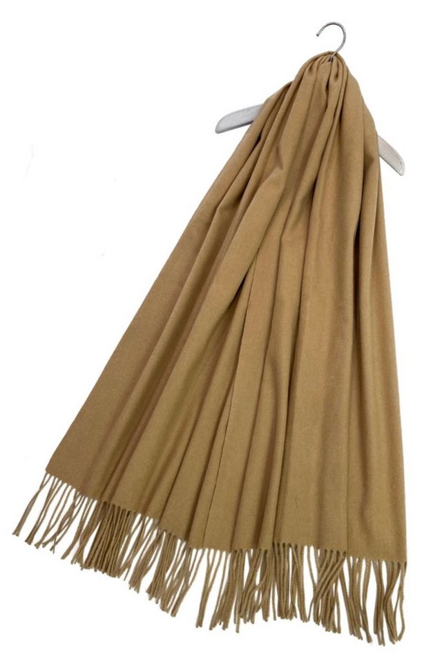 Fashion Scarf World Modeschal Kuscheliger Damen Schal mit Wollanteil – Eleganz und Wärme, Superweiche Haptik – angenehm auf der Haut von Fashion Scarf World