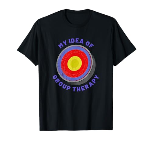 Archery Is My Idea Of Group Therapy Herren Damen Bogenschießen T-Shirt Archery Is My Idea Of Group Therapy Herren Damen Bogenschießen T-Shirt von Fashion Tribe Archery Apparel