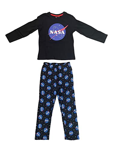 Fashion UK NASA Winterpyjama Logo Lange Ärmel Kinder, mehrfarbig, 8 Jahre von Fashion UK