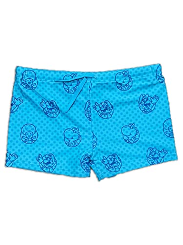 Fashion UK Offizielles Super-Mario Kostüm, Modell Designs, Meer-Boxershorts, Polyester, Strandhose für Kinder und Jungen (Hellblau). von Fashion UK