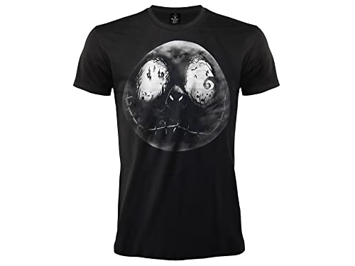 Fashion UK T-Shirt Jack Skellington Nightmare Before Christmas, Jack Skeletron, Unisex, Schwarz, Erwachsene Jungen. (XXS) von Fashion UK