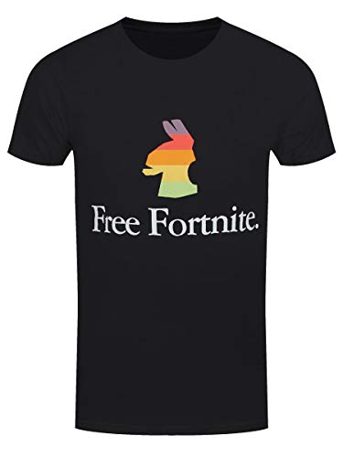 Fortnite Herren T-Shirt Free Fortnite Llama Baumwolle schwarz - L von Fortnite