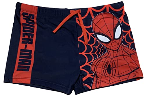 Marvel Avengers Spiderman Badehose Badeboxer (as3, Numeric, Numeric_104, Regular, Peacoat) von Fashion UK