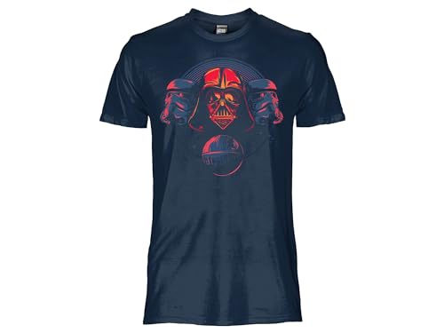 Star Wars Darth Vader & Stormtrooper Offizielles Star Wars T-Shirt mit Frontprint, Schwarz , S Star Wars Darth Vader & Stormtrooper Offizielles Star Wars T-Shirt mit Frontprint, Schwarz , S von Fashion UK