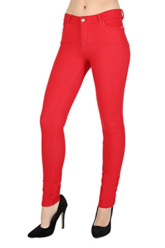 FASHION INSTYLE Skinny Damen Jeans Stretch Jeggings Damen neue Passform Farbige Hose UK Größe 14 von Fashion