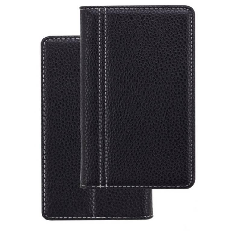 Fashion Handytasche Original Book Case Handyhülle für Wiko U Feel Prime Schwarz Schutz (Book Cover) von Fashion