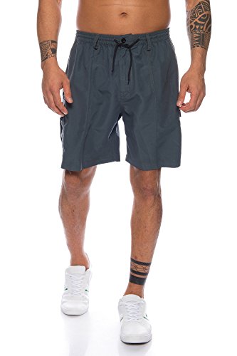 Fashion Herren Shorts Bermuda Kurze Hose Cargo Dehnbund ID231, Größe:XXL;Farbe:Dunkelgrau von Fashion