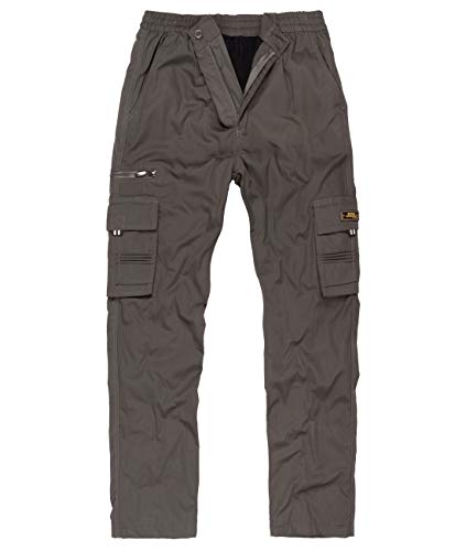 Fashion Herren Thermohose mit Dehnbund - mehrere Farben ID561, Größe:3XL;Farbe:Grau von Fashion