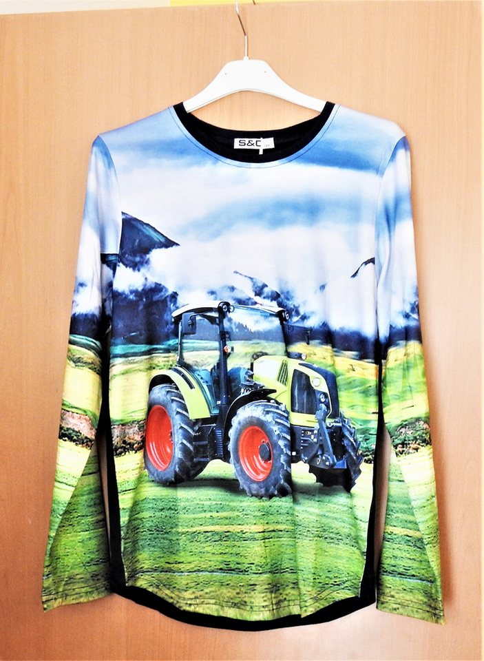 Fashion Langarmshirt & Hose Flotter Traktor von Fashion