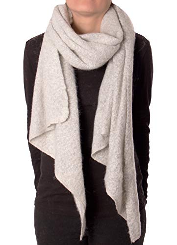 Fashion YOU WANT Damen XXL SCHAL kariert und mit Stern Motiv kuschelig warm Trend 2018 Stola XXL Tuch (grau Stern) von Fashion